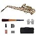 Muslady Eb Alto Saxofón Latón Oro Dorado 802 Tipo de Instrumento de...