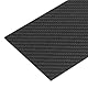 QUARKZMAN 1 Stück Kohlefaserplatte 100x250x1,5mm matte Oberfläche Pultrudierte flache Kohlefaserstreifen Köperbindung Panelplatte für Drachen RC Flugzeug