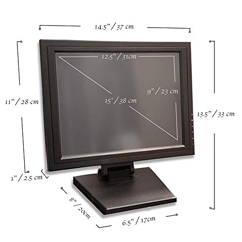 Image of Touch Screen HDMI 15-Inch POS TFT LCD Touchscreen POS Monitor