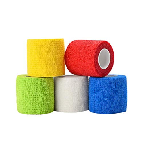 Balacoo 5 rollen zelfvasthoudend bandage elastische niet-geweven huisdier letsel wrap tape enkelverstuikingen zwelling…