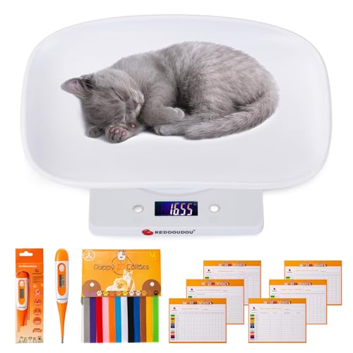 Digital-Pet-Scale-Newborn-Pet-Weighing-Inclue-15-Color-Newborn-Puppy-Collars-6-Record-Keeping-Charts-Fast-Digital-Pet-Thermometer-PET-S01 - Cucciolini Doodles   Digital-Pet-Scale-Newborn-Pet-Weighing-Inclue-15-Color-Newborn-Puppy-Collars-6-Record-Keeping-Charts-Fast-Digital-Pet-Thermometer-PET-S01