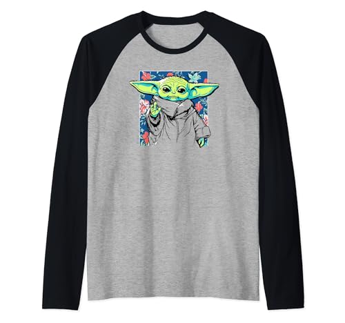 Grogu Mandalorian Raglan Tee le cadeau Star Wars idéal pour un proche