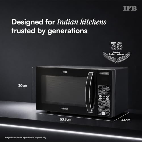 IFB 30L Black Convection Microwave Oven 30BRC2 - Image 3