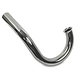 BISOMO - BIKE SHOP BISOMO Ø 28mm Krümmer in Chrom für Simson S51 Enduro (12-062)