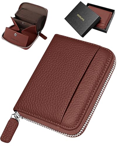 BEENLOVE Slim Wallet mit Münzfach & RFID Schutz - Geldbörse Damen