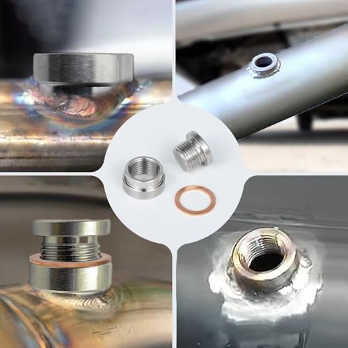 Sensor de Oxígeno con Rosca M18-1.5, 2 Piezas Acero Inoxidable miniatura 6