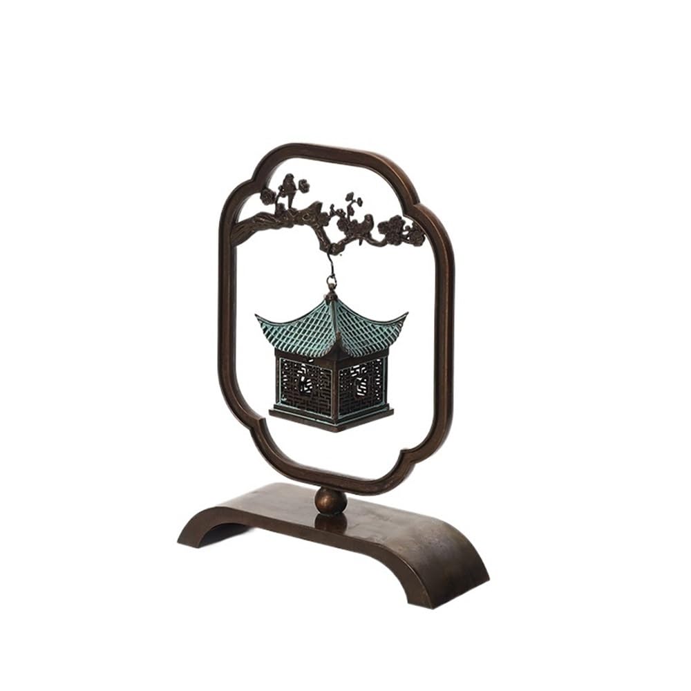 Incense Pot Creative Alloy Incense Burner Home Indoor Holder For Coil, Reverse Flow, And Tower