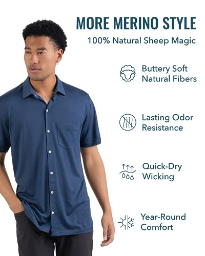 Men's Merino Polo by Woolly | RWS Certified | Super Soft, Classic Style, Seattle Designed3