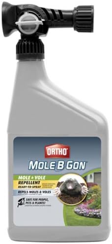 Ortho Mole B Gon Mole and Vole Repellent Ready-To-Use Hose End Attachement, 32-Ounce