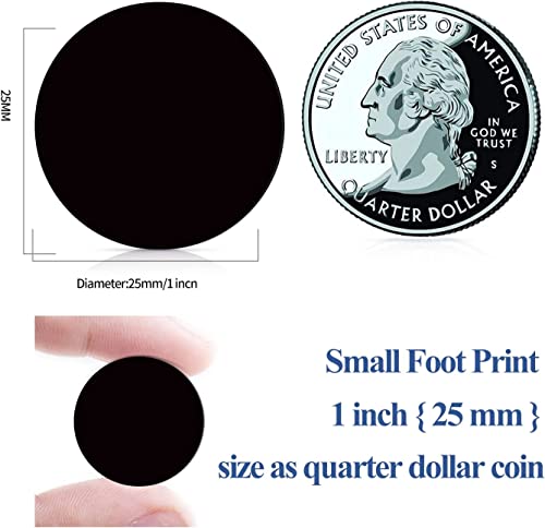 NFC Black Ntag215 Round Cards, Programmable Tag 504 Bytes of Memory, Compatible with All Smartphones and NFC Compatible Devices - Image 2