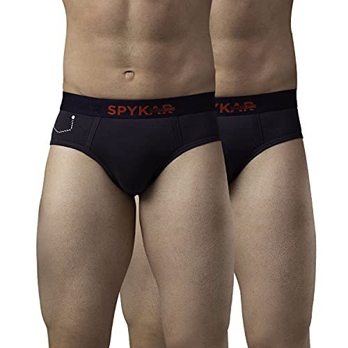 Image of Underjeans Men Cotton Blend Brief - Pack of 2