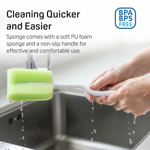 Image of Pigeon Bottle Cleaning Sponge Brush | Baby Bottle Cleaner