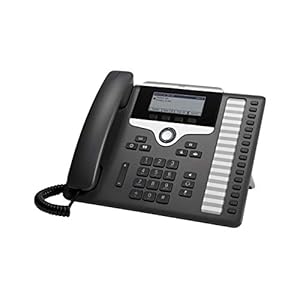 Cisco 7861 16regels LCD bedrade handset zwart, zilver – IP-telefoon (LCD, 396 x 162 pixels, 8,89 cm (3,5 inch), 16…