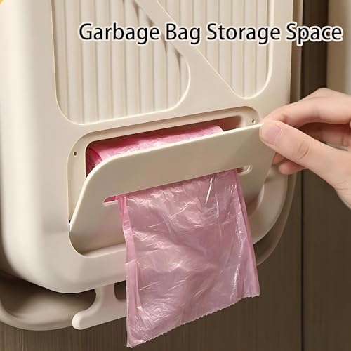 Caneca de basura plegable para puerta de gabinete cocina miniatura 2