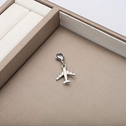 CHOORO Aircraft Plane Charm Zipper Pull - Airline Aviation Jewelry Gift for Pilot/Airline Stewardess4