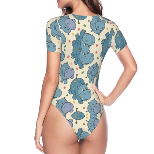 Women One Piece Swimsuit Monokini V Neckline Halter Swimming Suit Bathing Suit4