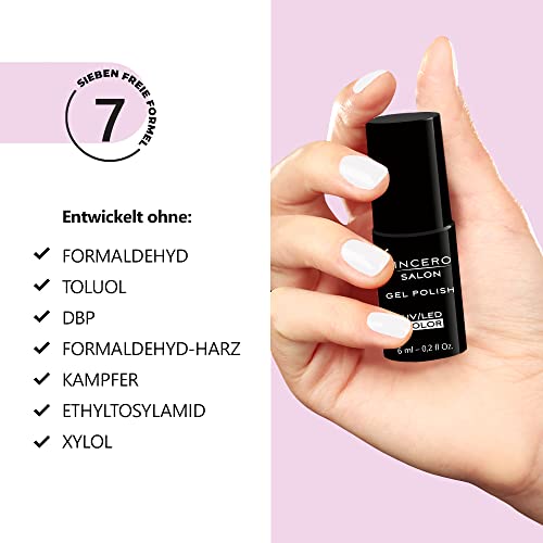 SINCERO SALON UV Gel Nagellack Set I Sweet Pink 6 Gelnägel Farben I Soak Off Nagelgel Set – Bild 3
