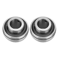 2 Stück UC-205 Kugellagerstahl Einsatzlager, 25 x 52 x 34,1 mm, Maschinen schmierung, mechanische Komponente aus hochfester Spannlager Einsatzstützlager für eine Vielzahl von Maschinen(UC205)