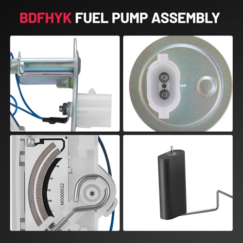 Image of BDFHYK Electric Fuel Pump Module Assembly Compatible with Ford Mustang 1987-1997 2.3L l4, 3.8L V6, 4.6L V8, 5.0L V8 Replace FG164A