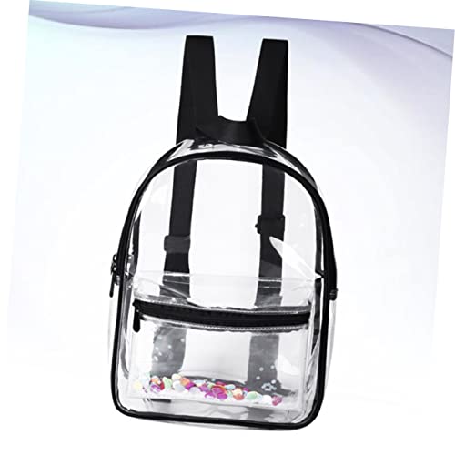 Transparent PVC Jelly Backpack for College Students Lightweight See Through Bookbag Multi Purpose Daily Use Durable Fashionable Design Capacity Compartment4