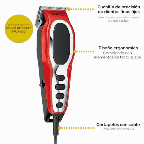 Wahl 20105.0465 Close Cut Red, apurado de 0,6 mm sin tirones 2