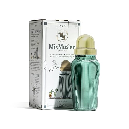 The MixMaster Cocktail Shaker with Strainer and...