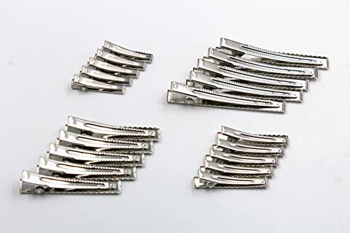 Cellot 50 Pcs Lot Alligator Hair Clip Single Prong Pinch Clips Metal Alligator Clips Hair Pin Hairbow Accessory (7.6Cm-3Inches) #TOP5