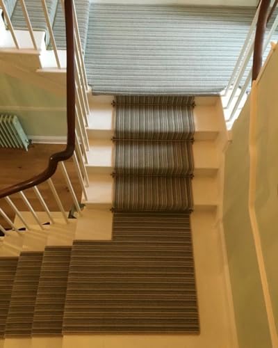 Barras de escalera de latón para proteger el hogar con alfombras pasilleras estables 7