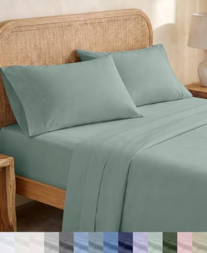 California Design Den Ensemble draps lit simple 100% coton bio