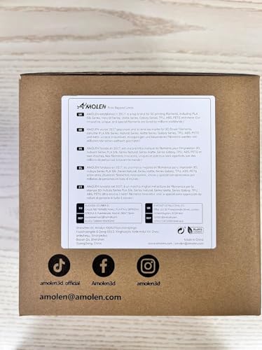 Image of AMOLEN PETG Filament 1.75mm,PETG 3D Printer Filament Bundle,Black,White,Red,Blue Filament,3D Printing Filament Bundle,250g X 4 Spools 4 Colors Multi Color Bundle