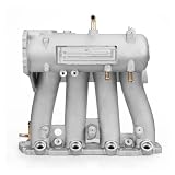 Silver Cast Aluminum Intake Manifold For 1988-2000 Compatible For Honda Civic CRX Del Sol SOHC D Series CX DX EX GX RS-CR1818(Silver)