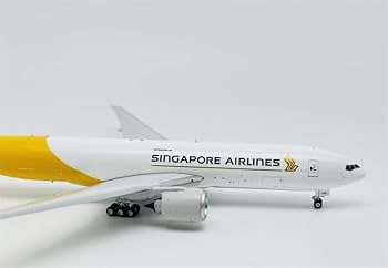 DHL(シンガポール航空) 777F 9V-DHA 1/200 B777F DHL SINGAPORE AIRLINES REG: 9V-DHA W/S - JC WINGS