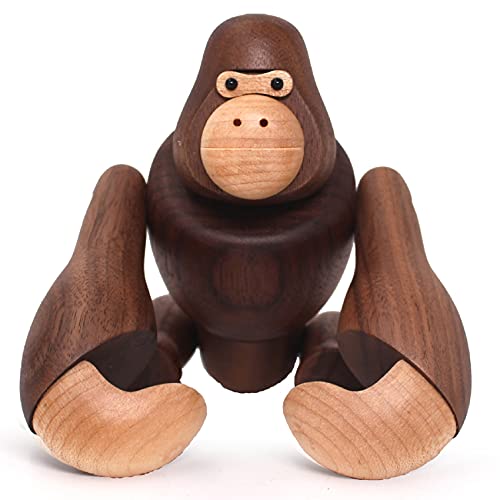 Ohulelks ArtesaníAs de Madera Gorila Decoraciones Creativas Mobiliario para el Hogar Pueden Colgar Regalos de Decoraciones de Madera