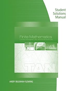Paperback Student Solutions Manual for Tan's Finite Mathematics for the Managerial, Life, and Social Sciences, 11th Book