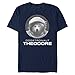 Produktbild Netflix Unisex Space Force Dogstronaut Theo Organic Short Sleeve T-shirt, Marineblau, L