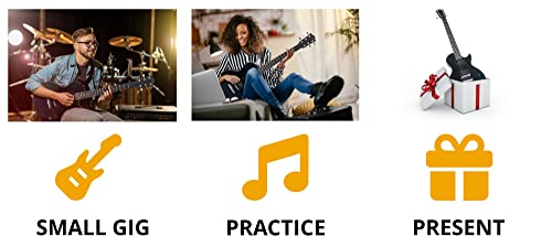 Rocktile Banger’s Pack Guitare electrique style LP – Ensemble de Guitare électrique Single Cut – Kit avec Ampli de 25 W… - Les Beatles, Paul McCartney, John Lennon, RIngo Starr, George Harrison Rocktile Banger's Pack Guitare electrique style LP - Ensemble de Guitare électrique Single Cut - Kit avec Ampli de 25 W… – Image 4