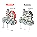 2 Pack 12V Automotive Top Post Battery Wire Cable Terminals Clamp Connectors Kit, Car 3 Way Battery Terminals, Positive and Negative, Applicable in Car, Boat, Van and More