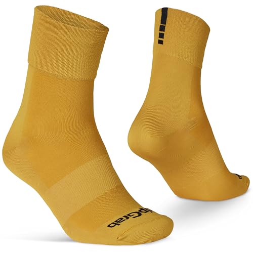Image of GripGrab Lightweight SL Summer Cycling Socks - 2 Lengths, Road & Gravel | Breathable Coolmax mesh, stretch arch support, short ~3.5 in or tall ~6 in cuff - road, MTB, gravel & indoor biking