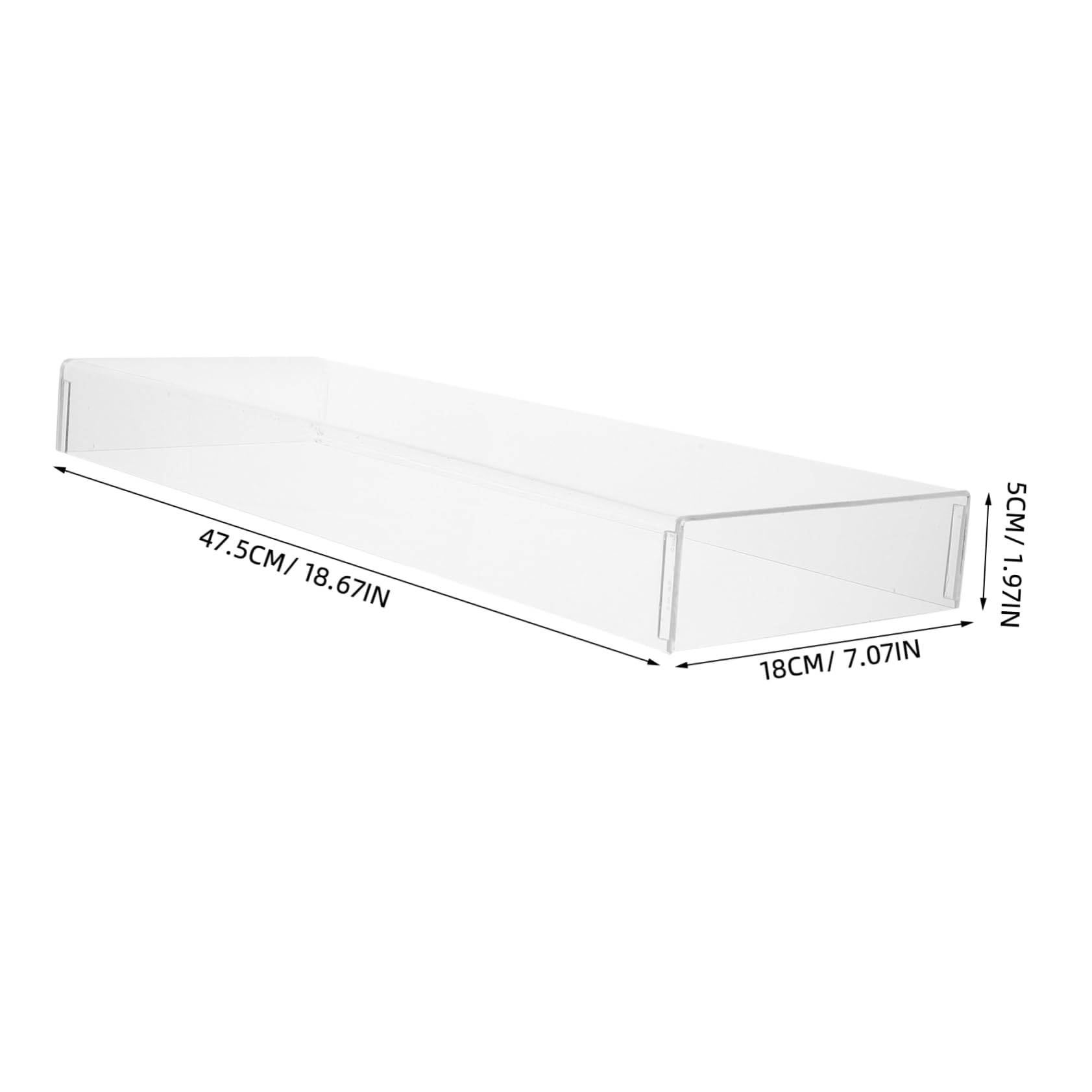 Transparente Acryl Tastaturschutzhülle für 104/108 Tasten, Staubschutz