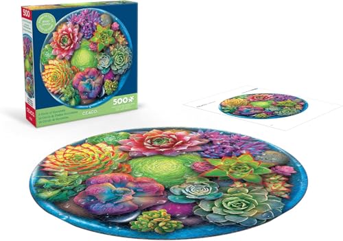 Ceaco - A Circle of Succulents - 500 Piece Jigsaw Puzzle for Adults by CEACO - Used condition - Image 4