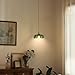 XZHGCEE Vintage Pendant Light Fixtures: Glass Pendant Lights Kitchen Island, Green Pendant Light, Modern Chandelier Pendant Green Light Fixture for Bedroom Dining Room