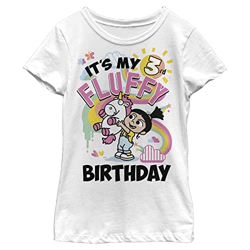 Minions Girl's Fluffy 3rd Bday T-Shirt