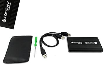 SANOXY 2.5 Inch Laptop Hard Drive USB 2.0 SATA Enclosure/Case 2.5 inch HDD SATA