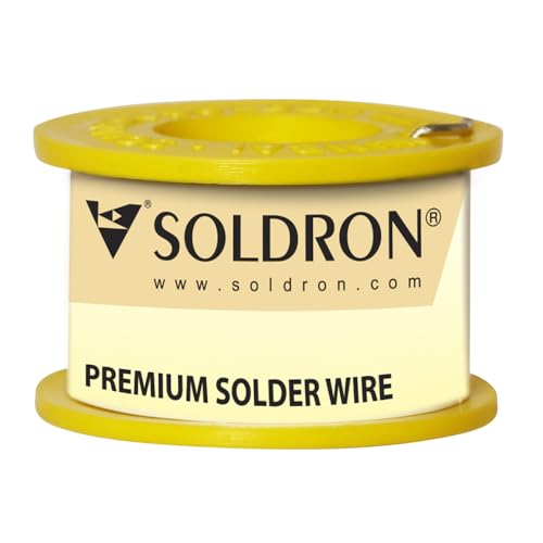 Image of SOLDRON Unique Premium Grade 60 /40 Solder Wire 100g | No-Clean Flux Solder Wire for Precise Soldering Joints