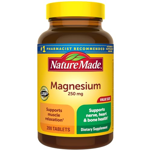 Nature Made Magnesium Oxide 250 mg for Muscle...