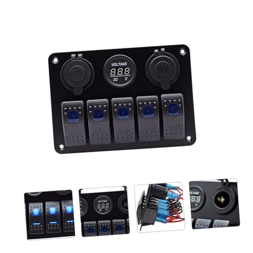 Panneau de commande disjoncteur étanche avec protection thermique marine