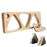 Macchina Triangolare Per Sushi Per Onigiri - Pressa In Legno Veloce E Facile Da Da | Stampo Per Pressa Per Sushi E Palle Di Riso, Per Picnic Domestico, Alimenti Fatti In Casa, Preparato