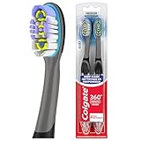 Colgate 360 Vibrate Deep Clean Battery Powered Electric Toothbrush, Medium Bristle Toothbrushes Powered By Sonic Technology, 2 Pack, Includes 1 AAA Battery