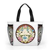 [BAKYAR] ランチバッグ 妖怪ウォッチ トートバッグ お弁当袋 おしゃれ 軽量 保冷保温 手提げ 買い物バッグ 収納 大容量 子供 通勤 通学 男女兼用 プレゼント