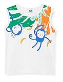 Tuc Tuc Baby-Jungen Camiseta Punto Tropicool Kleinkind-Tank-Top, weiß, 3 Monates